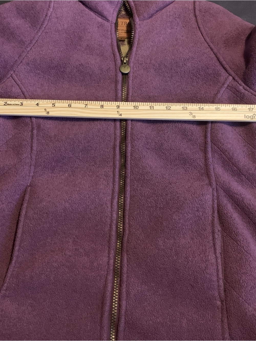 Outback Trading Co Alpine Anorak jacket Women’s S purple fleece floral lined - Picture 8 of 10